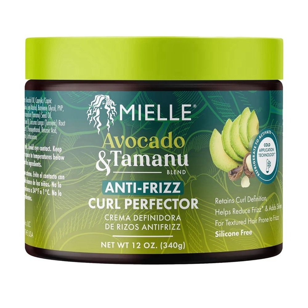 Mielle Avocado & Tamanu Anti-Frizz Curl Perfector 12 oz - New